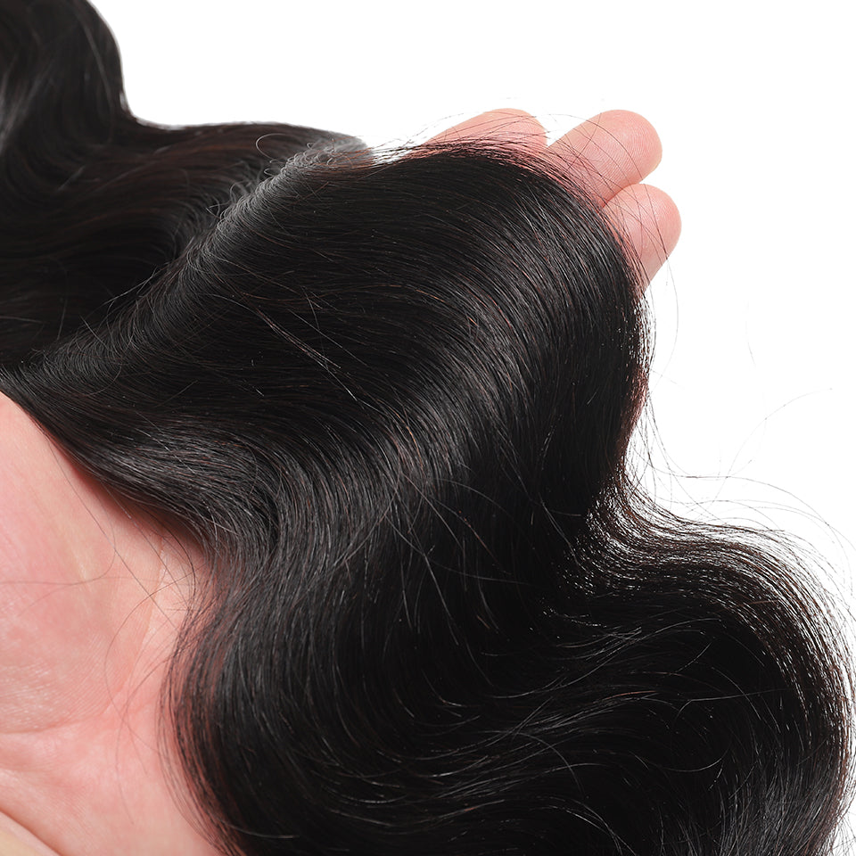 12A Body Wave Bundles Human Hair 100% Unprocessed Brazilian Virgin Hair Extensions for Black Women (1 PC)