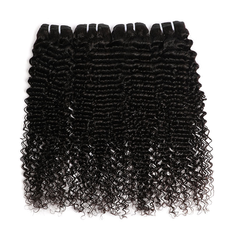 12A Deep Wave 100% Unprocessed Remy Human Hair Bundles (1 PC)