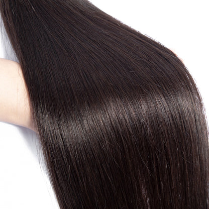 12 A Unprocessed Remy Straight Human Hair Bundles for Black Women (1 PC)