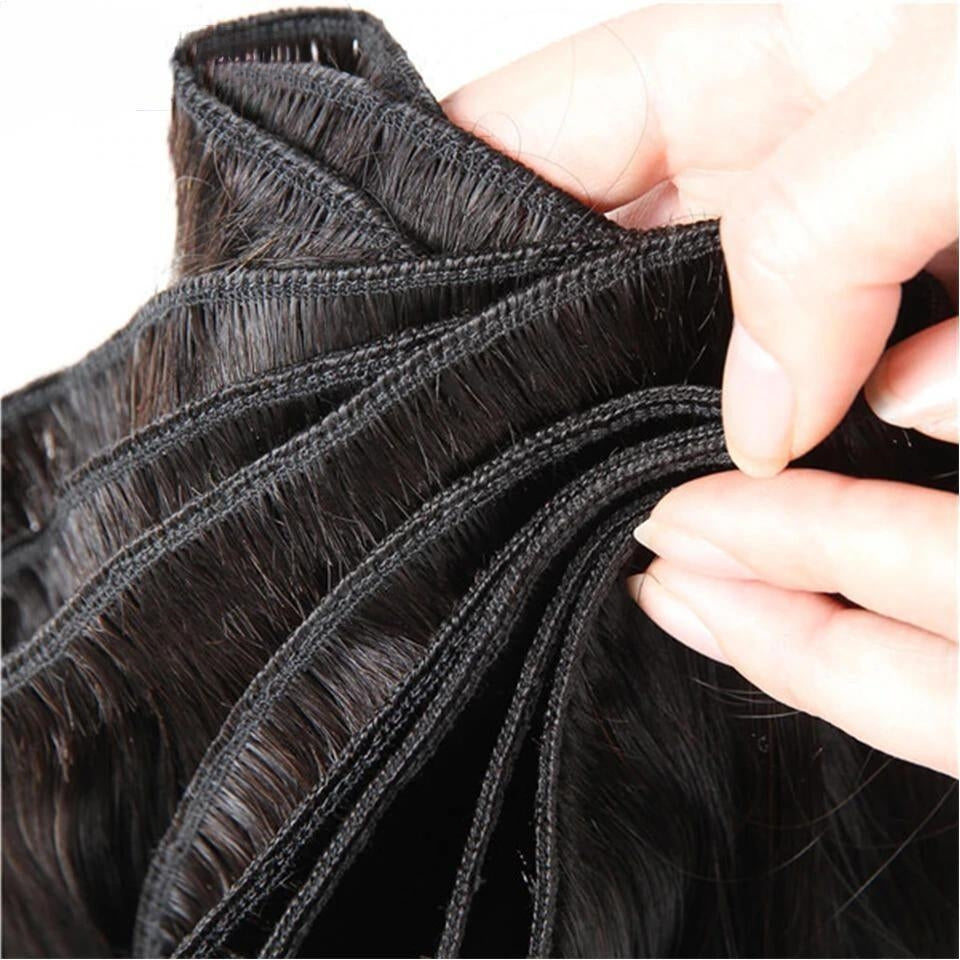 12 A Unprocessed Remy Straight Human Hair Bundles for Black Women (1 PC)