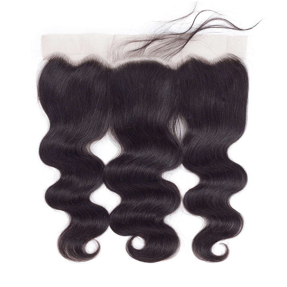 13 x 4 Lace Frontal Closure Body Wave Frontal 13 x 4 HD Transparent Lace Frontal 180% Density With Baby Hair