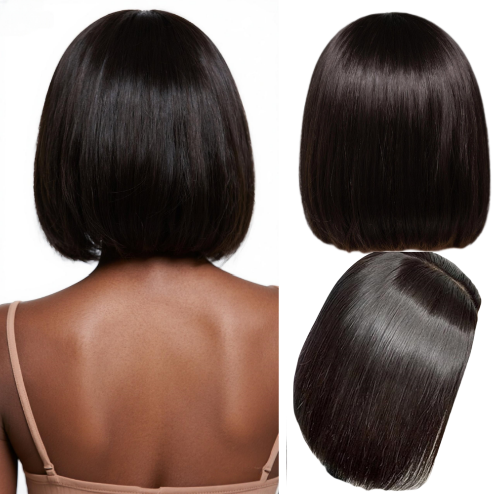 13x4 Lace Bob Wig Human Hair Glueless Wigs Pre Plucked  250% Density Short Straight Wigs for Black Women