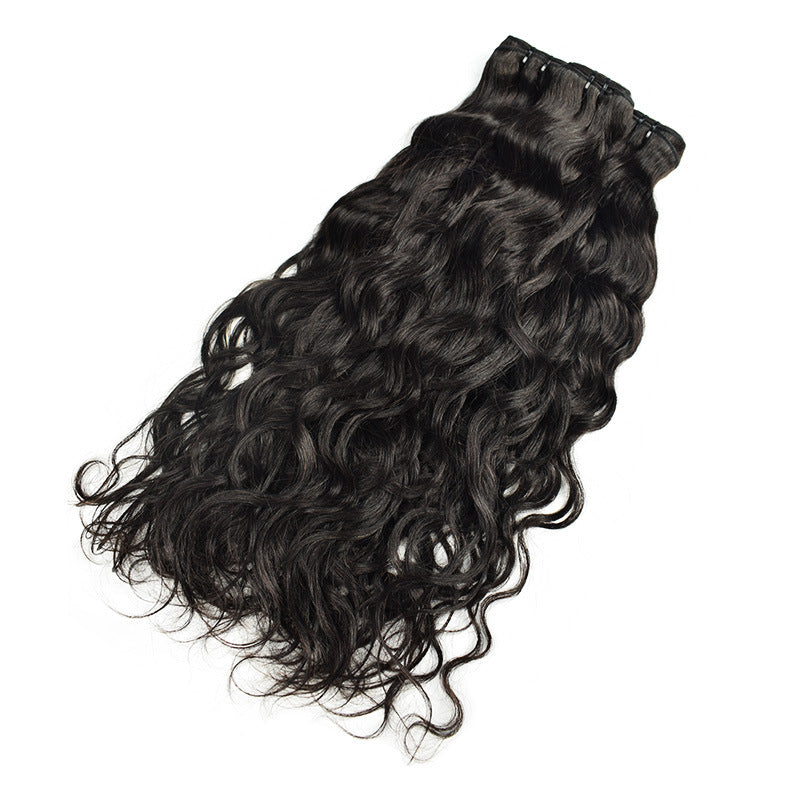 12A Water Wave Human Hair Bundles Virgin Human Hair Extensions  for Black Women (1 PC)