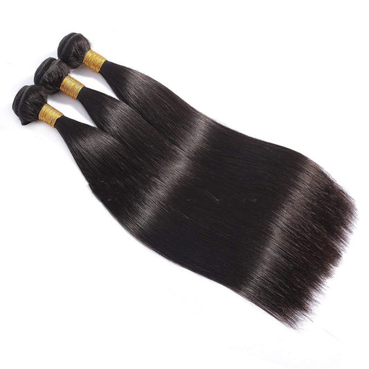 12 A Unprocessed Remy Straight Human Hair Bundles for Black Women (1 PC)
