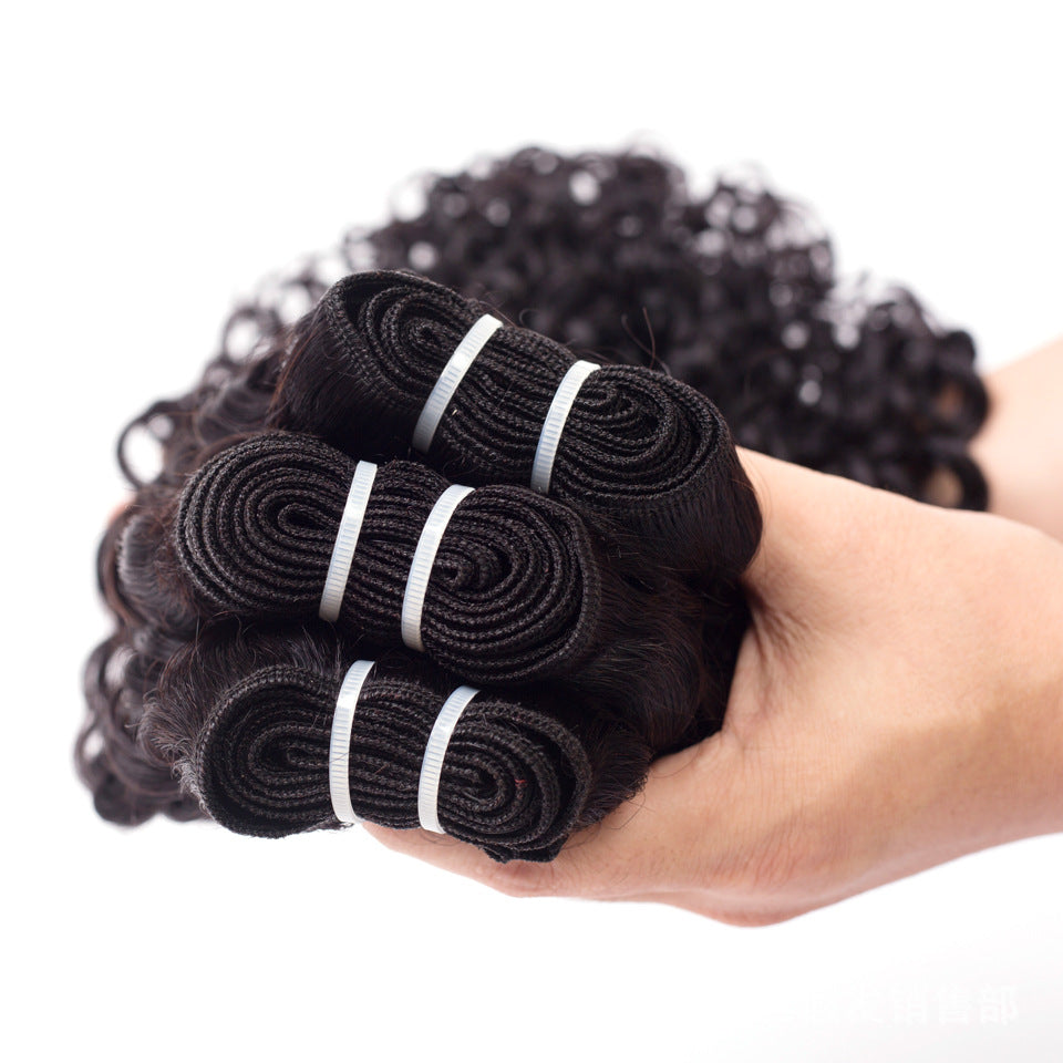 12A Water Wave Human Hair Bundles Virgin Human Hair Extensions  for Black Women (1 PC)
